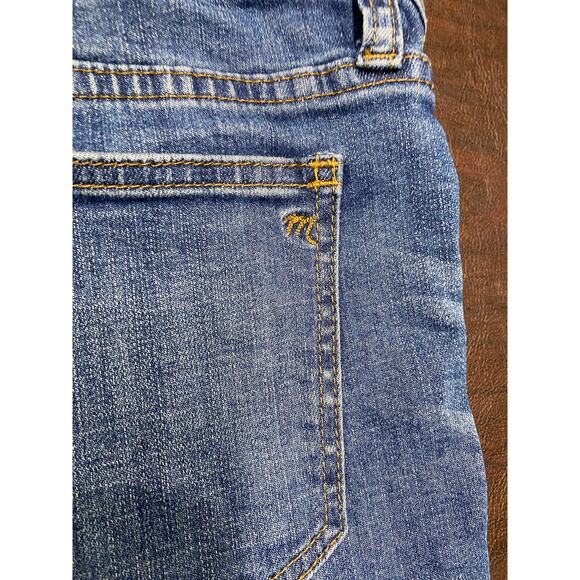 Madewell Maternity High Rise Denim Cutoff Short Elastic Adjustable Waist Size 27 - Picture 6 of 6